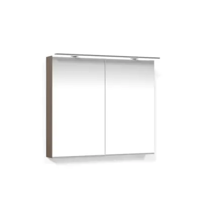 Spegelskåp Macro Design Crown med Rampbelysning LED