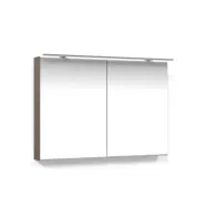 Spegelskåp Macro Design Crown med Rampbelysning LED