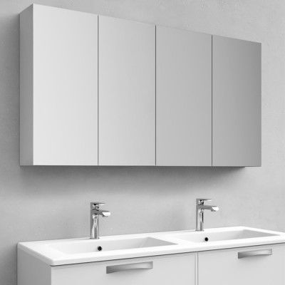 Spegelskåp Noro Flex 1200 Mm, Vit Matt