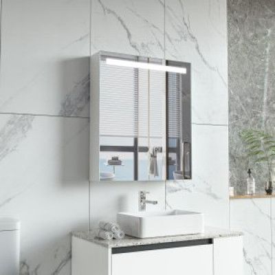 Spegelskåp Ray med belysning - 60 cm