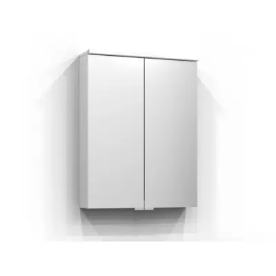 SPEGELSKÅP SAREK VIT LED EL 2HYLL 55X15,1X71,6CM | Beijerbygg Byggmaterial