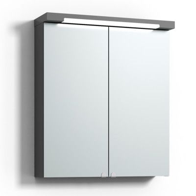 Spegelskåp Svedbergs Top-Line Grå