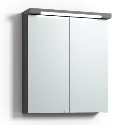 Spegelskåp Svedbergs Top-Line Grå