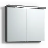 Spegelskåp Svedbergs Top-Line Grå