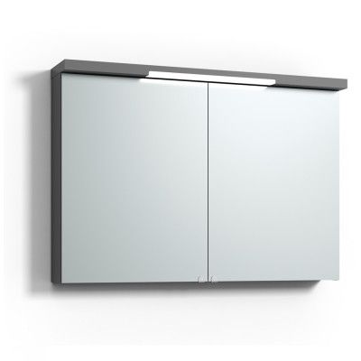 Spegelskåp Svedbergs Top-Line Grå