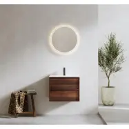 Tvättställsskåp Bathlife Charm med Tvättställ och Spegel Skina