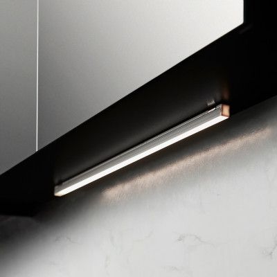 Underbelysning Hafa Store 430 Matt Aluminium Badrumslampa