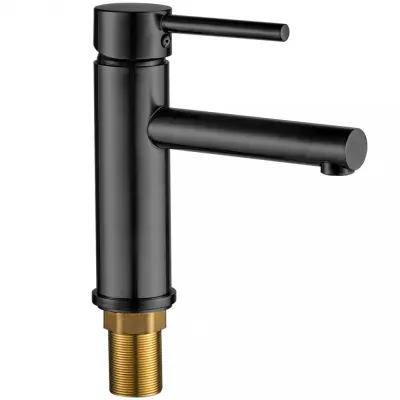 Tvättställsblandare i mässing | Mila - Svart