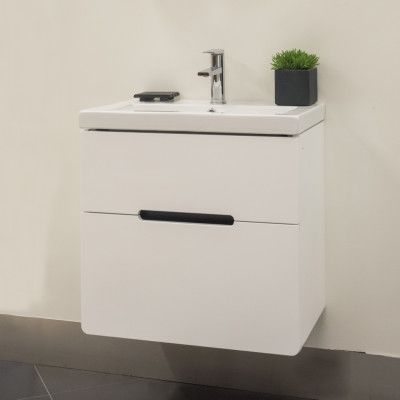 Tvättställsskåp Arredo Soft 60 Vit Högblank