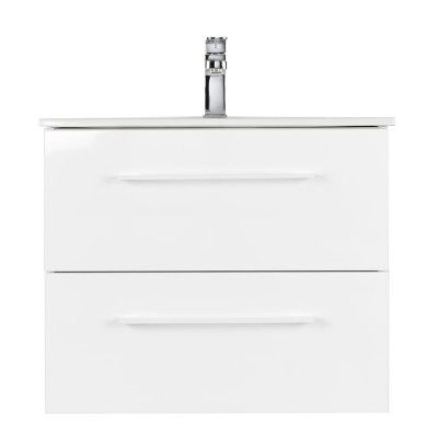 Tvättställsskåp Arredo Spirit Vit med Tvättställ