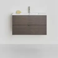 Tvättställsskåp Hafa Go 2 Lådor Ek med Tvättställ