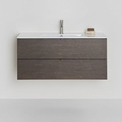 Tvättställsskåp Hafa Go 2 Lådor Ek med Tvättställ