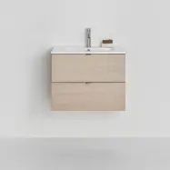 Tvättställsskåp Hafa Go 2 Lådor Ek med Tvättställ