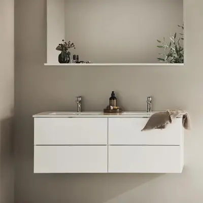 Tvättställsskåp Hafa Go 2x2 Lådor med Tvättställ