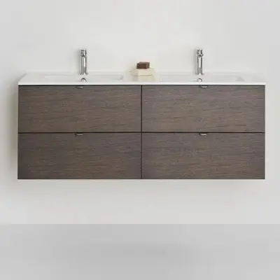 Tvättställsskåp Hafa Go 2x2 Lådor EK med Tvättställ