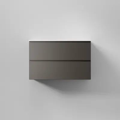 Tvättställsskåp INR Core Grip med 2 Lådor