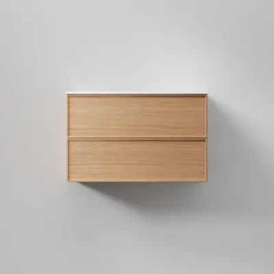 Tvättställsskåp INR Core Sense med 2 Lådor