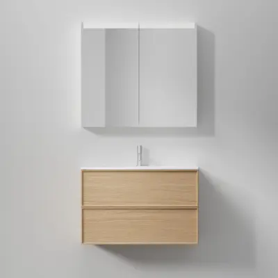 Tvättställsskåp INR Core Sense med 2 Lådor