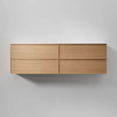 Tvättställsskåp INR Core Sense med 4 Lådor