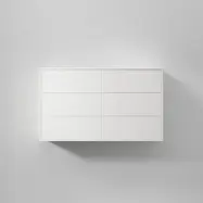 Tvättställsskåp INR Terra Solid Dubbel med 6 Lådor