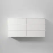 Tvättställsskåp INR Terra Solid Dubbel med 6 Lådor