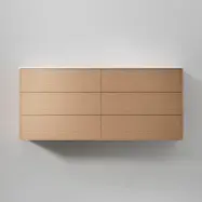 Tvättställsskåp INR Terra Solid Dubbel med 6 Lådor