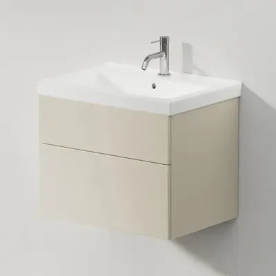 Tvättställsskåp INR Viskan Solid med 2 Lådor