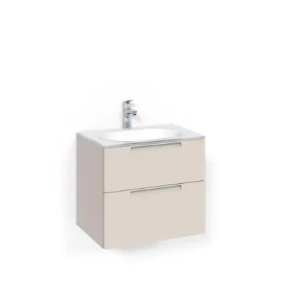 Tvättställsskåp Macro Design Crown Grip Med Glastvättställ