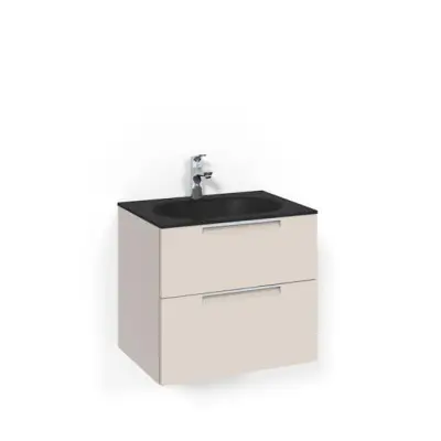 Tvättställsskåp Macro Design Crown Grip Med Glastvättställ