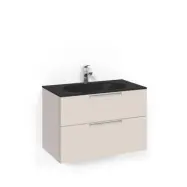 Tvättställsskåp Macro Design Crown Grip Med Glastvättställ