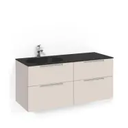 Tvättställsskåp Macro Design Crown Grip Med Glastvättställ