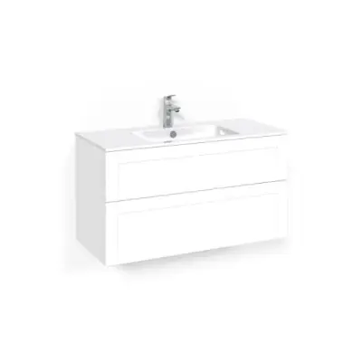 Tvättställsskåp Macro Design Crown Ramlucka Light 14