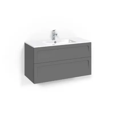 Tvättställsskåp Macro Design Crown Ramlucka Light 14