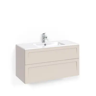 Tvättställsskåp Macro Design Crown Ramlucka Light 14