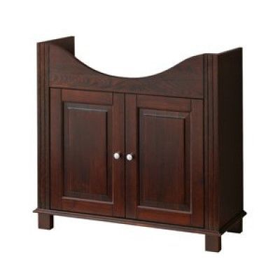 Tvättställsskåp Retro 65 cm - Mörkbrunt trä