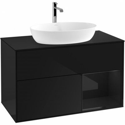 Tvättställsskåp Villeroy & Boch Finion med 2 Lådor Hylla och Bänkskiva för Fristående Tvättställ från Artis & Collaro