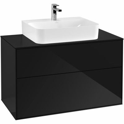 Tvättställsskåp Villeroy&Boch Finion med 2 Lådor och Bänkskiva för Centrerat Tvättställ