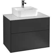 Tvättställsskåp Villeroy&Boch Finion med 2 Lådor och Bänkskiva för Kompakt Tvättställ