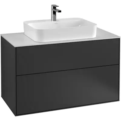 Tvättställsskåp Villeroy&Boch Finion med 2 Lådor och Bänkskiva för Ytmonterat Tvättställ