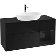 Tvättställsskåp Villeroy &amp; Boch Finion med 3 Lådor Hylla och Bänkskiva för Fristående Tvättställ från Artis &amp; Collaro