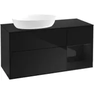 Tvättställsskåp Villeroy &amp; Boch Finion med 3 Lådor Hylla och Bänkskiva för Ocentrerat Tvättställ från Artis &amp; Collaro