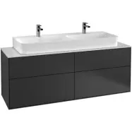 Tvättställsskåp Villeroy &amp; Boch Finion med 4 Lådor och Bänkskiva för Dubbeltvättställ