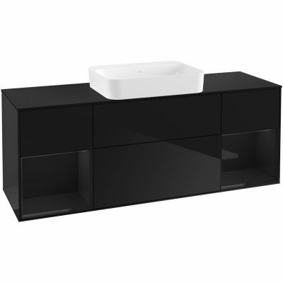 Tvättställsskåp Villeroy & Boch Finion med Två Hyllor och Bänkskiva för Fristående Tvättställ