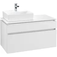 Tvättställsskåp Villeroy &amp; Boch Legato 1000 med 2 Lådor för Ocentrerat Tvättställ