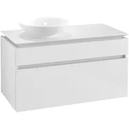 Tvättställsskåp Villeroy &amp; Boch Legato 1000 med 2 Lådor för Ocentrerat Ytmonterat Tvättställ