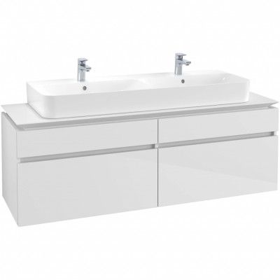 Tvättställsskåp Villeroy & Boch Legato 1600 med 4 Lådor för Dubbeltvättställ