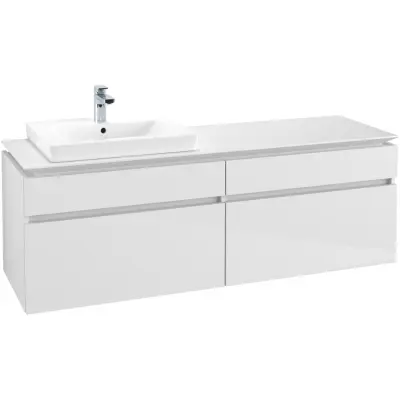 Tvättställsskåp Villeroy & Boch Legato 1600 med 4 Lådor för Ocentrerat Tvättställ från Finion & Subway