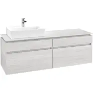 Tvättställsskåp Villeroy &amp; Boch Legato 1600 med 4 Lådor för Ocentrerat Tvättställ från Memento