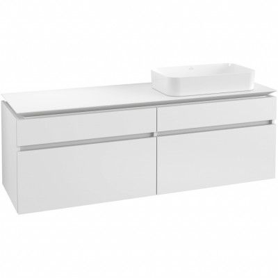 Tvättställsskåp Villeroy & Boch Legato 1600 med 4 Lådor för Ocentrerat Ytmonterat Tvättställ från Finion