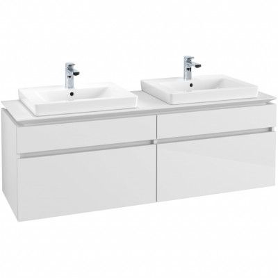 Tvättställsskåp Villeroy&Boch Legato 1600 med 4 Lådor för Två Tvättställ från Finion&Subway